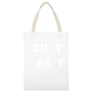 Buy me a Shot White Canvas Tote Shopping Bag