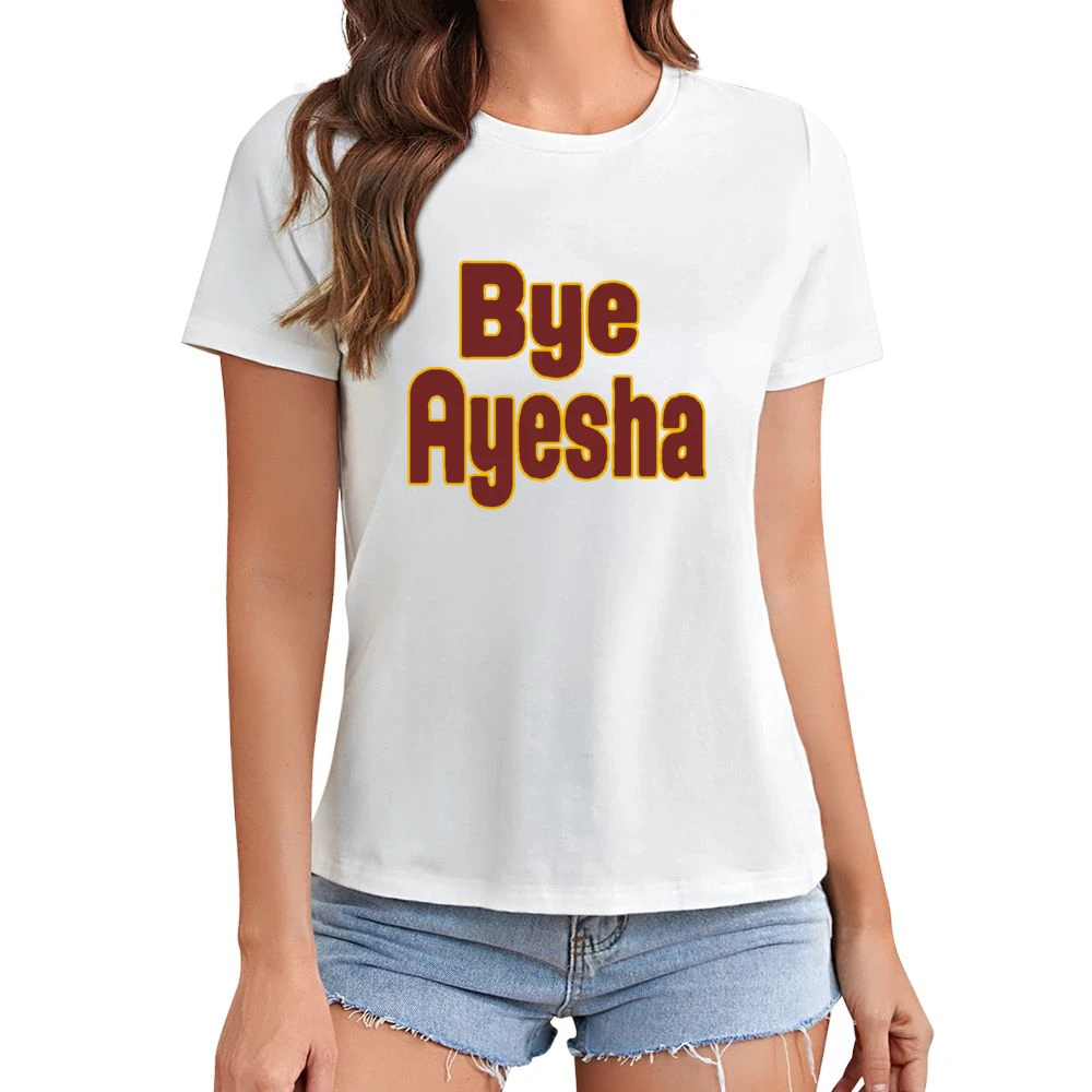 Bye Ayesha Curry Funny Cleveland Ohio Popular Basketball Graphic Fan T Asian Size Women Ladies T-shirt
