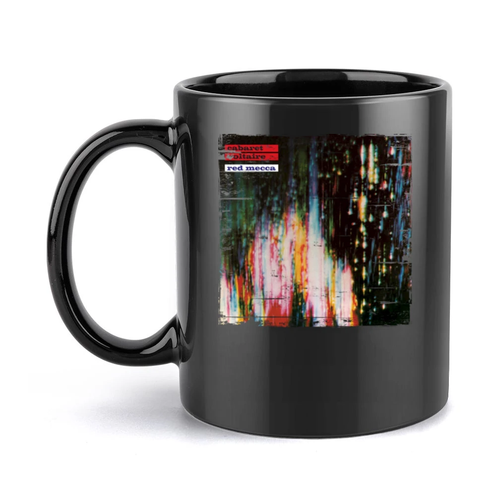 Cabaret Voltaire Red Mecca Album Cover Distressed Image Black Mug