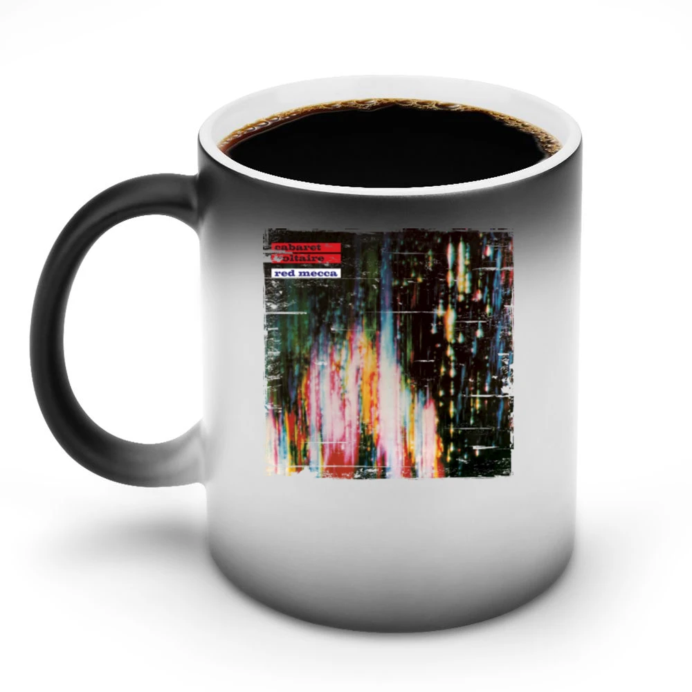 Cabaret Voltaire Red Mecca Album Cover Distressed Image Discoloration Mug