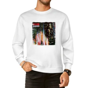 Cabaret Voltaire Red Mecca Album Cover Distressed Image European Size Pullover Sweater