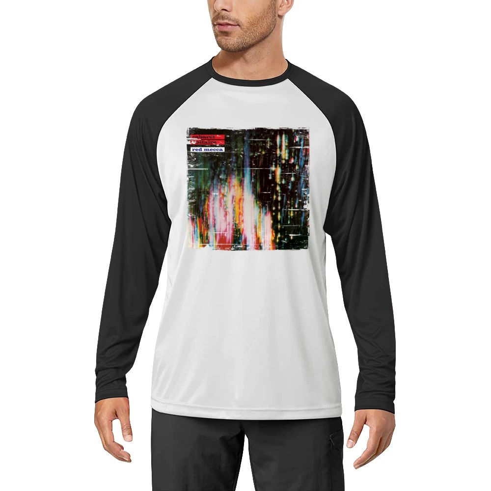 Cabaret Voltaire Red Mecca Album Cover Distressed Image Men Long Sleeve T-Shirt