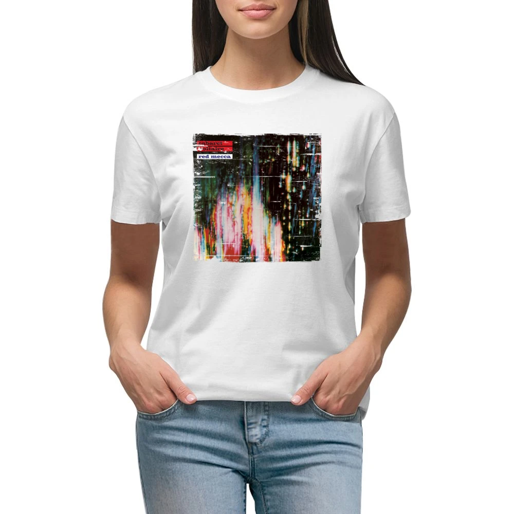 Cabaret Voltaire Red Mecca Album Cover Distressed Image Premium Women Ladies T-shirt