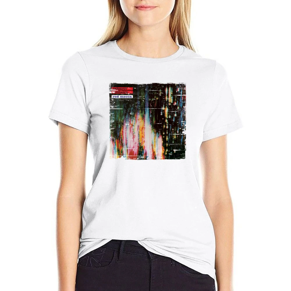 Cabaret Voltaire Red Mecca Album Cover Distressed Image US Size Women Ladies T-shirt