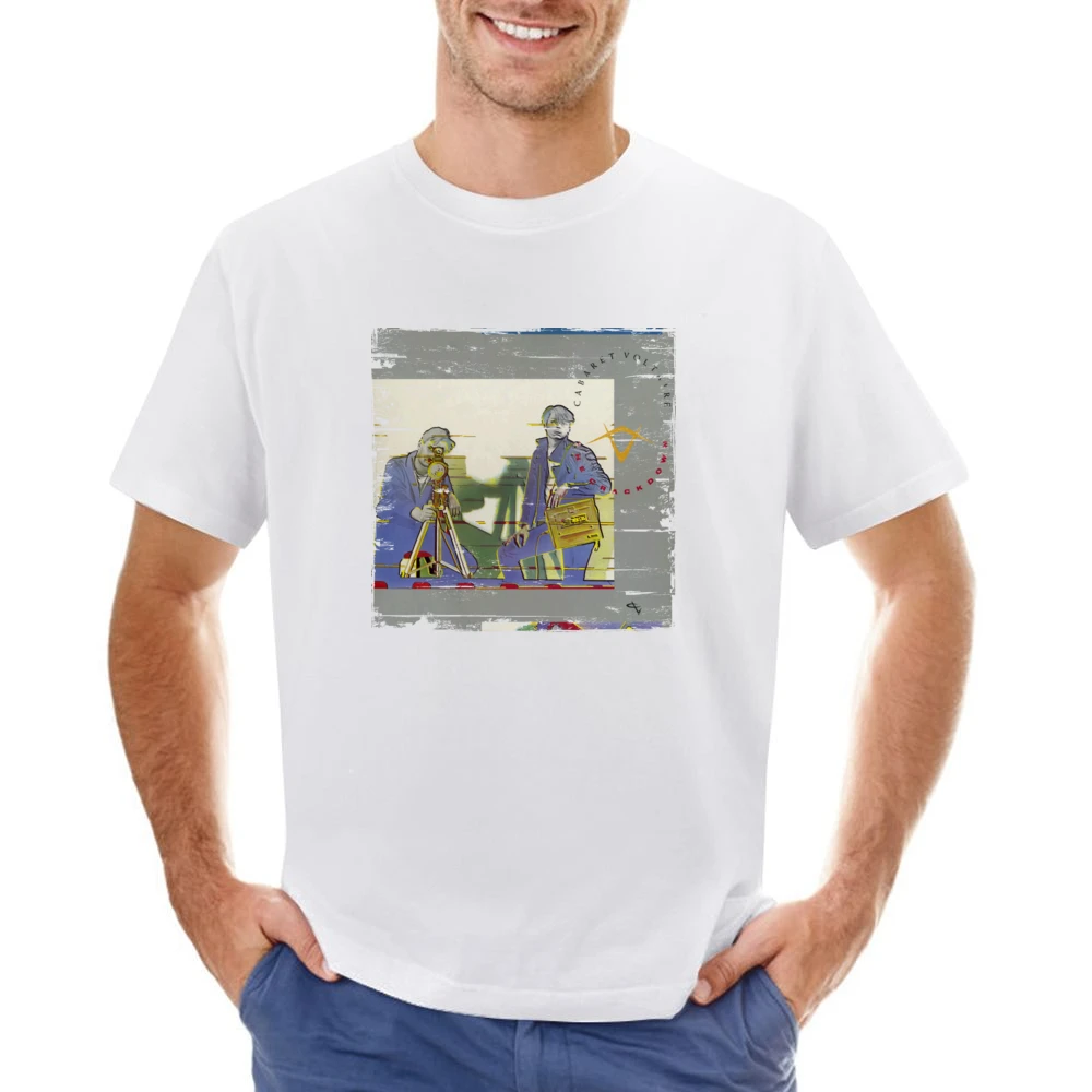 Cabaret Voltaire The Crackdown Album Cover Distressed Image Asian Size Men T-Shirt
