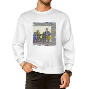 Cabaret Voltaire The Crackdown Album Cover Distressed Image European Size Pullover Sweater