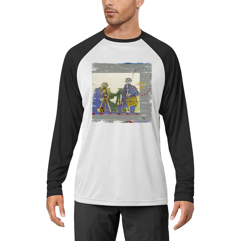 Cabaret Voltaire The Crackdown Album Cover Distressed Image Men Long Sleeve T-Shirt