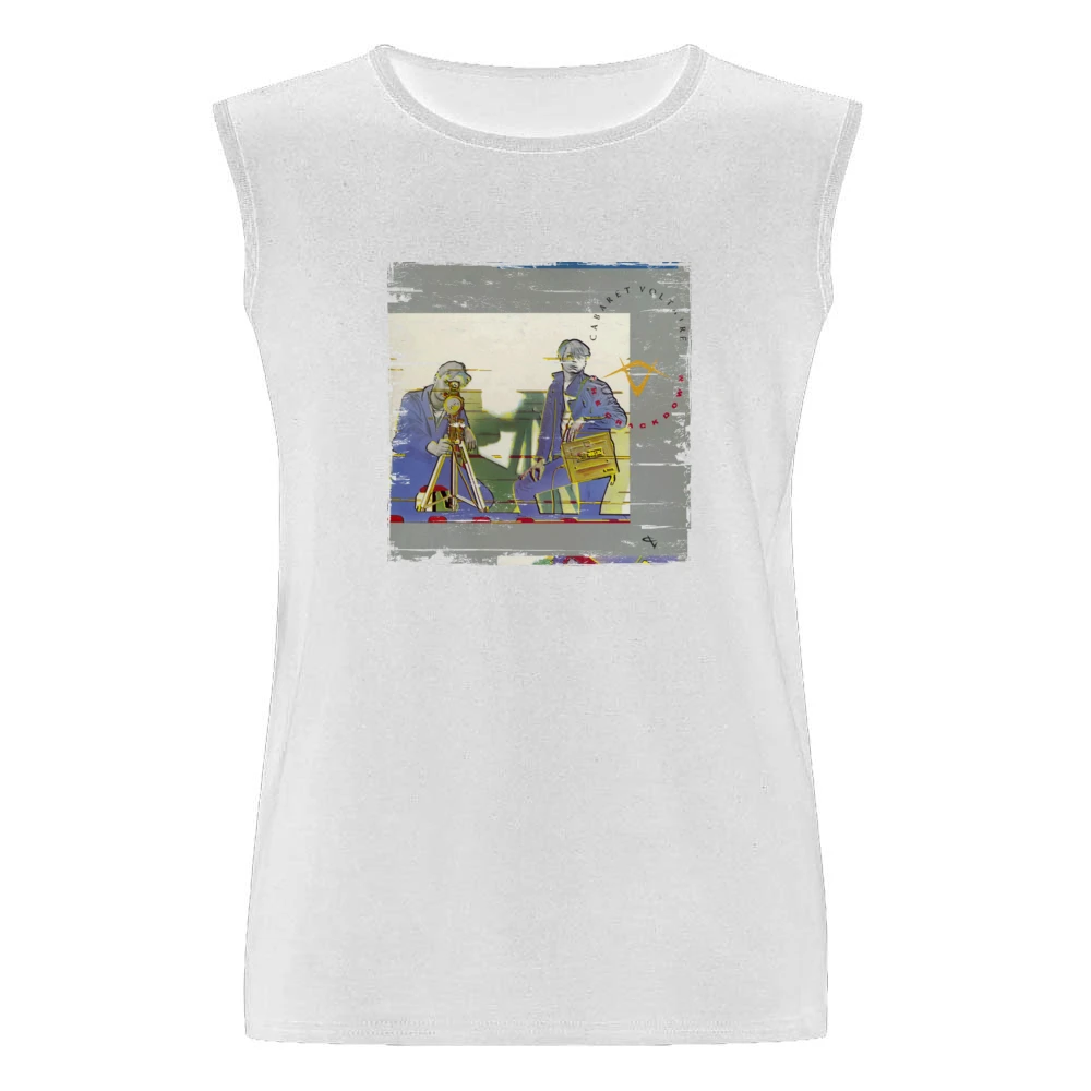 Cabaret Voltaire The Crackdown Album Cover Distressed Image Men Sleeveless T-Shirt