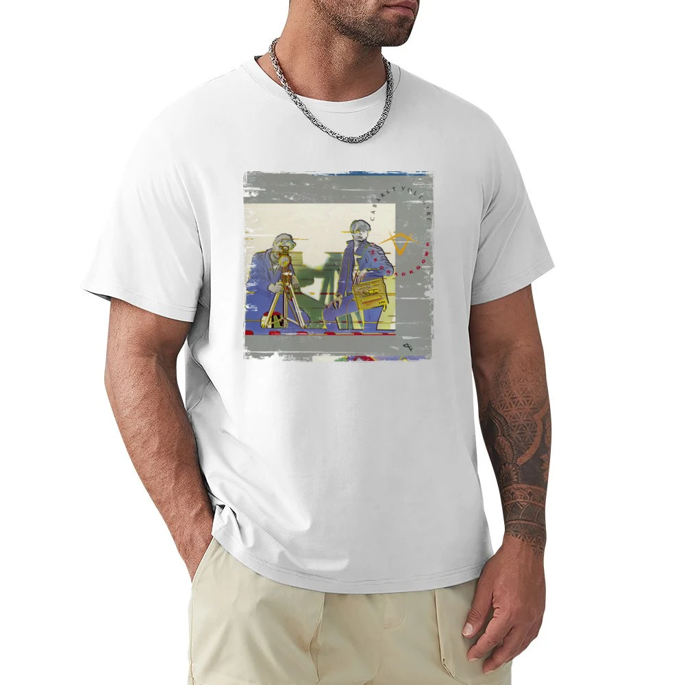 Cabaret Voltaire The Crackdown Album Cover Distressed Image Premium Men T-shirt