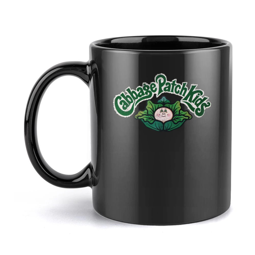 Cabbage Patch Kids Fun Cool Vintage Style Distressed Graphic Retro Toy Black Mug