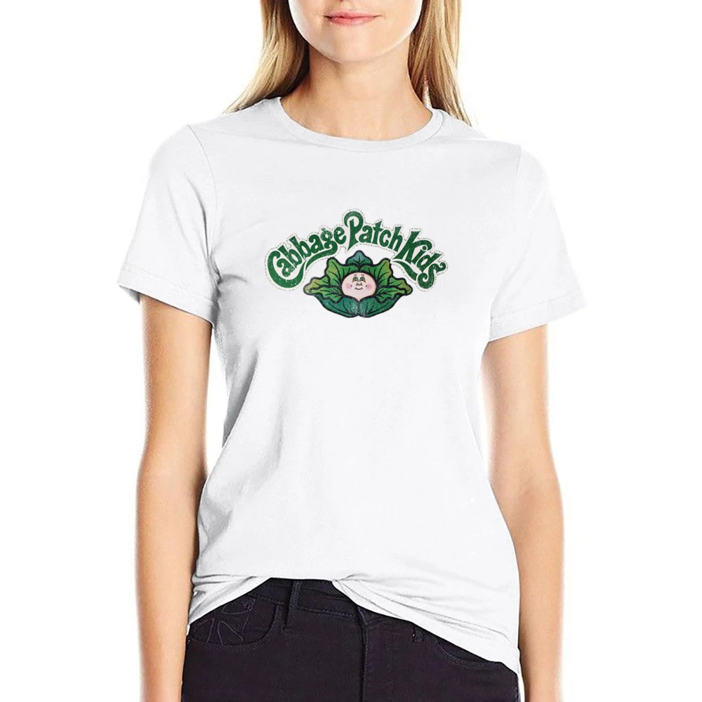 Cabbage Patch Kids Fun Cool Vintage Style Distressed Graphic Retro Toy US Size Women Ladies T-shirt