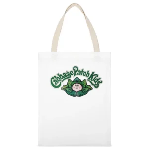 Cabbage Patch Kids Fun Cool Vintage Style Distressed Graphic Retro Toy White Canvas Tote Shopping Bag