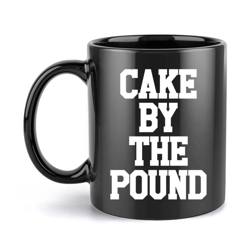 Cake By The Pound Fun Popular Celebrity Graphic Music Black Mug