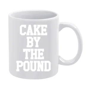 Cake By The Pound Fun Popular Celebrity Graphic Music White Mug