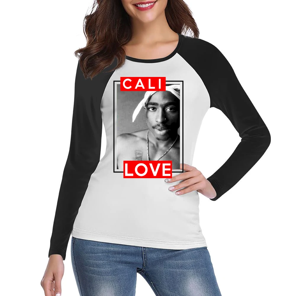 Cali Love Famous California Rap Hip Hip Urban Music Legend Graphic T S Women Ladies Long Sleeve T-Shirt