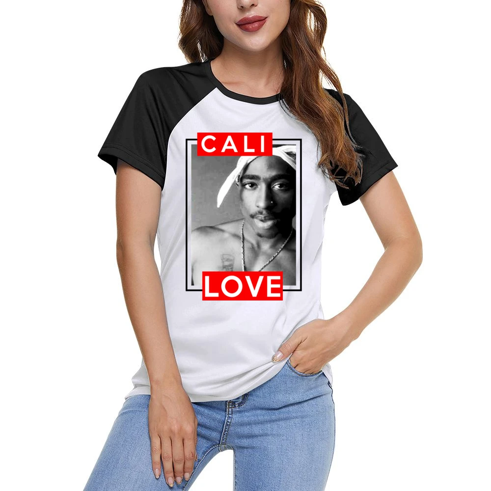 Cali Love Famous California Rap Hip Hip Urban Music Legend Graphic T S Women Ladies Short Sleeve T-Shirt