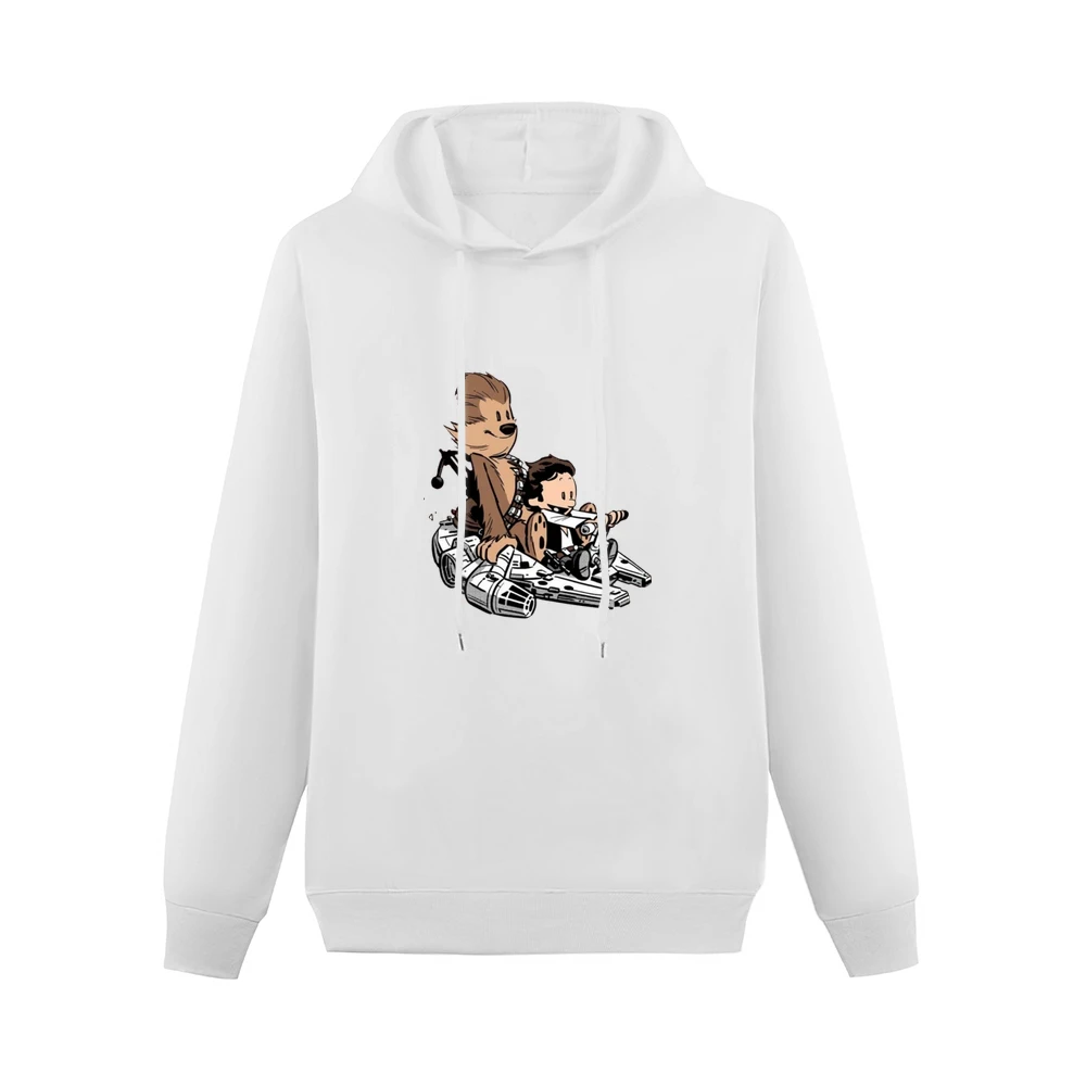Calvin And Hobbes Hans parody star wars Men Hoodie Without Pocket