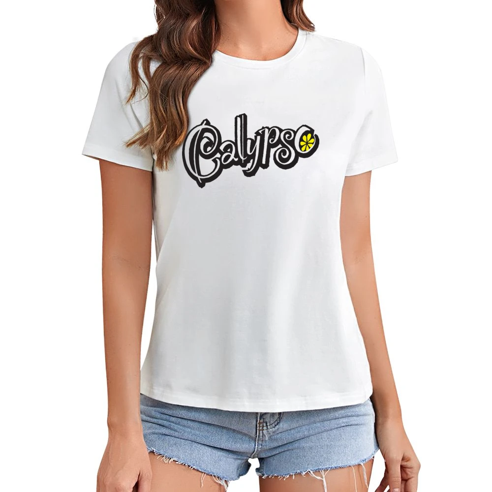 Calypso Lemonade Tropical Soft Drink Logo Asian Size Women Ladies T-shirt