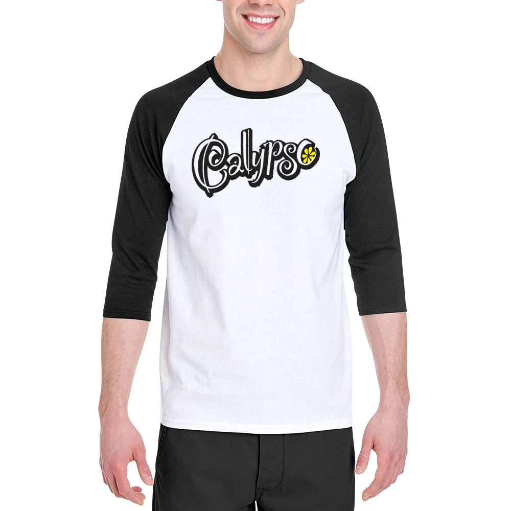 Calypso Lemonade Tropical Soft Drink Logo Men 3/4 Sleeve T-Shirt