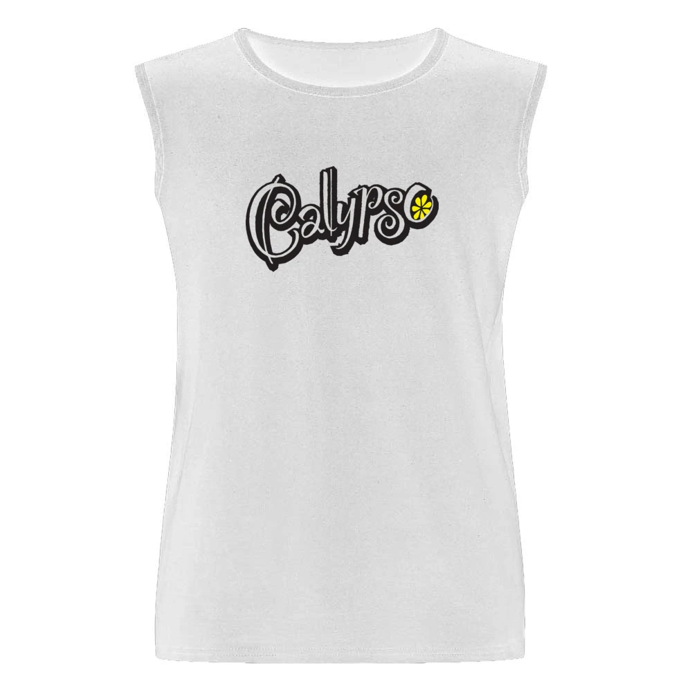 Calypso Lemonade Tropical Soft Drink Logo Men Sleeveless T-Shirt