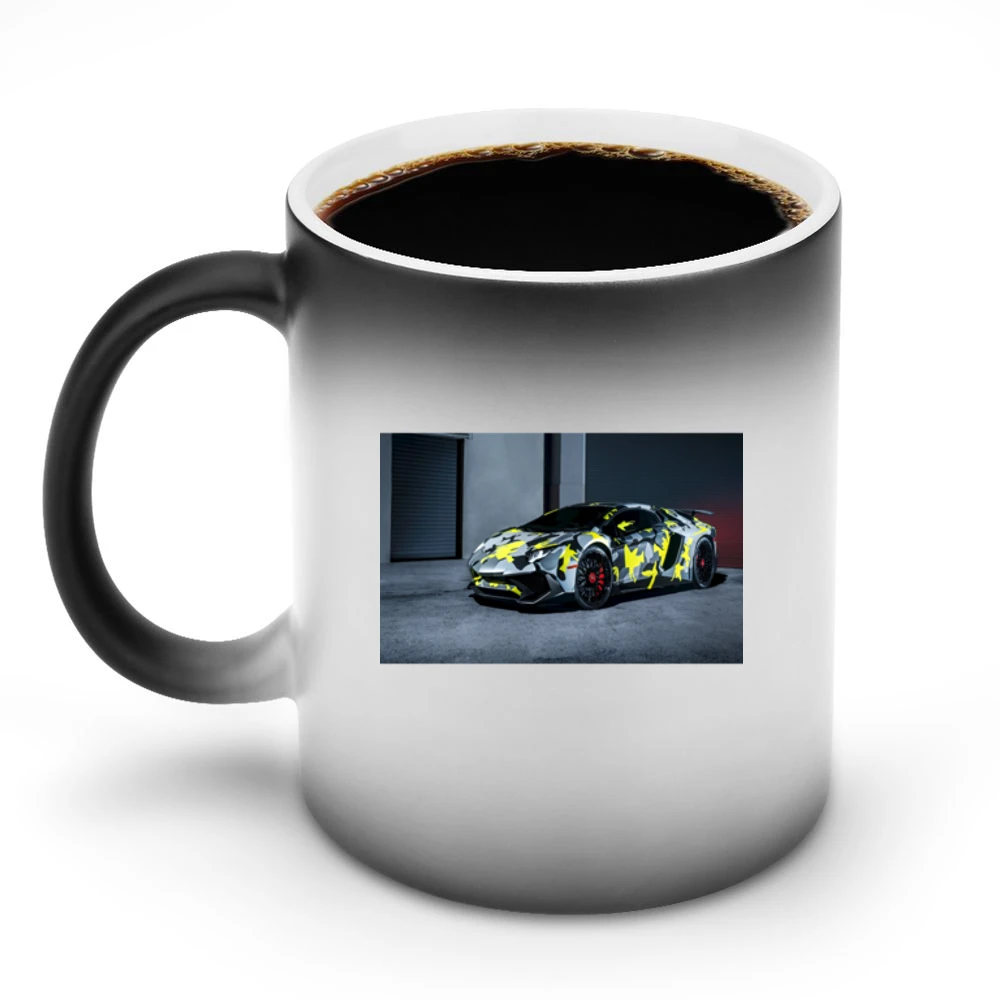 Camo Lambo Tshirt Discoloration Mug