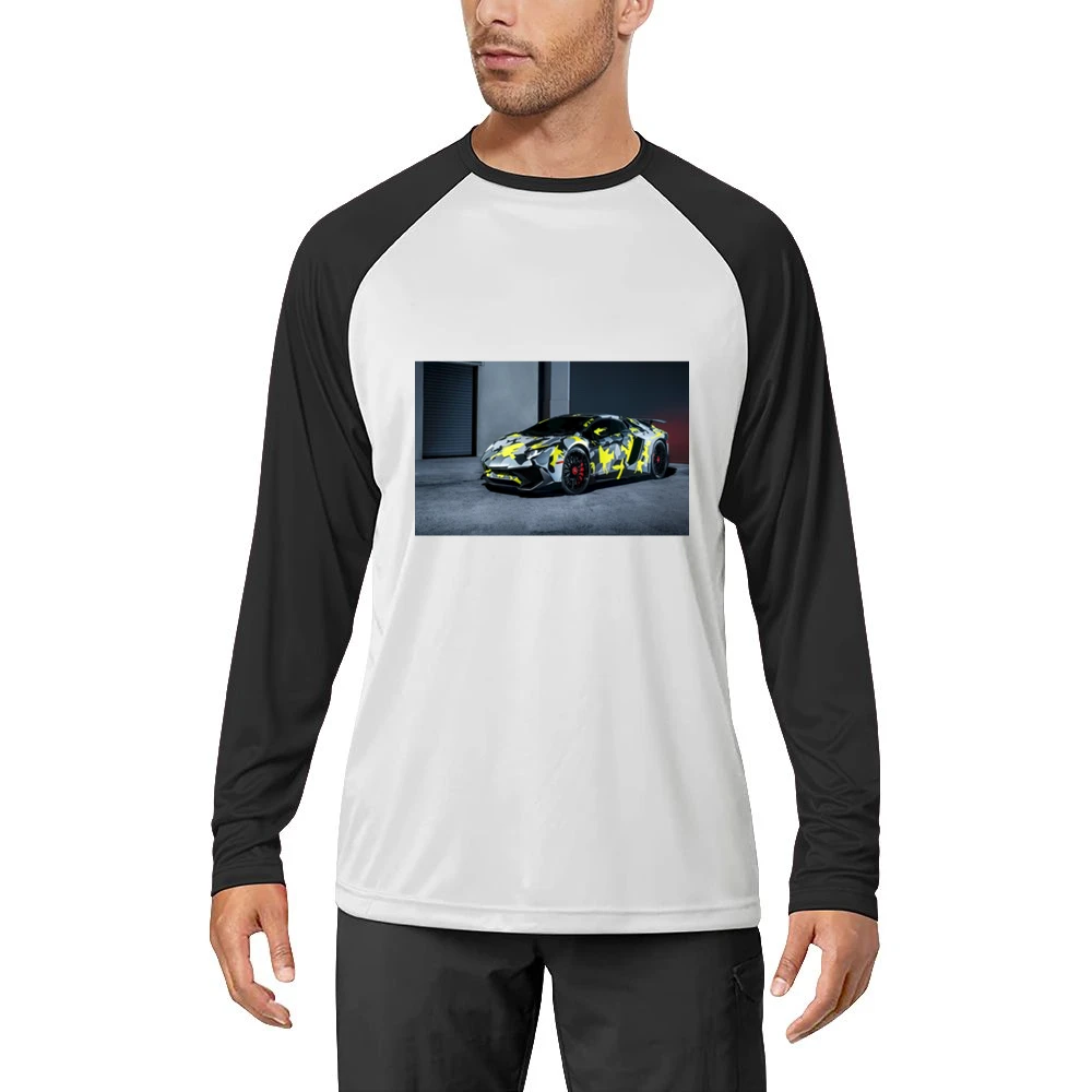 Camo Lambo Tshirt Men Long Sleeve T-Shirt