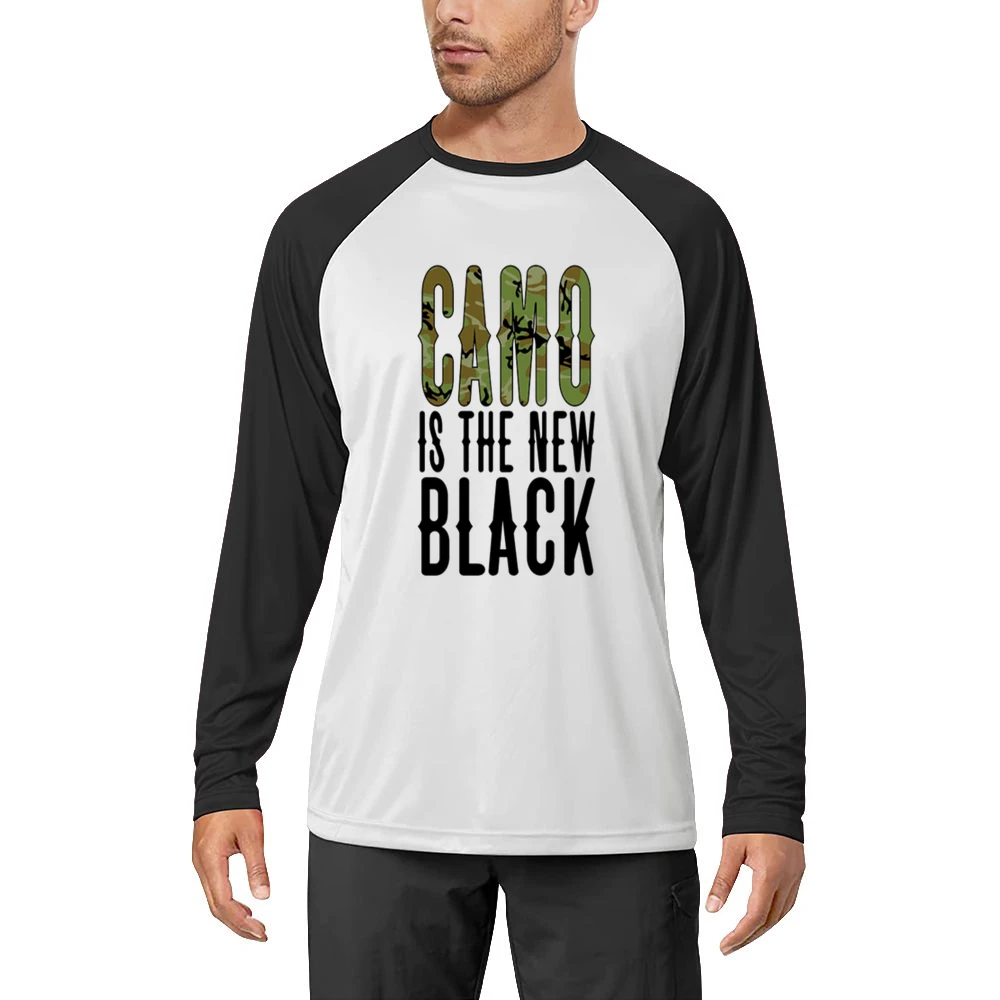 Camo is the new Black Tshirt Men Long Sleeve T-Shirt