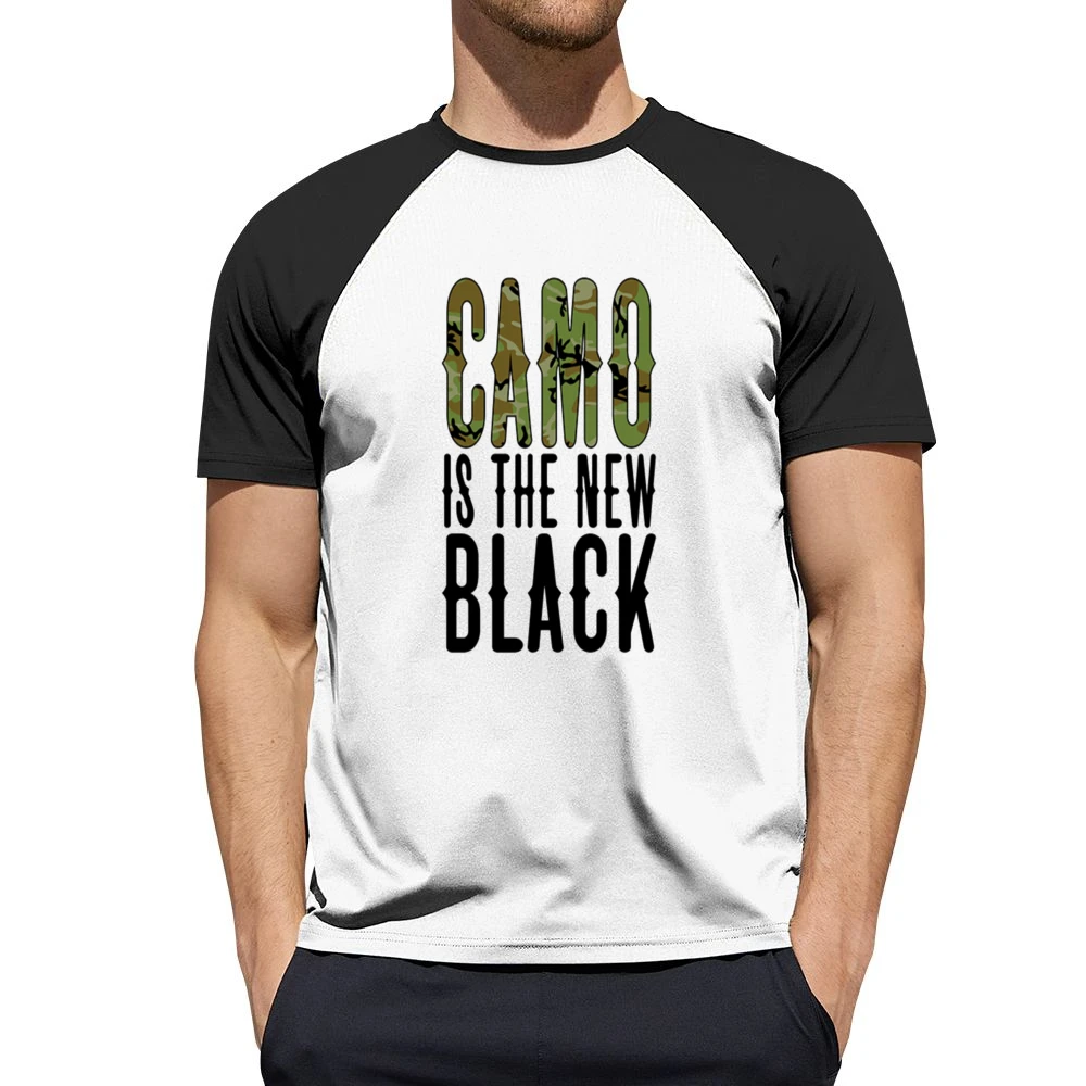 Camo is the new Black Tshirt Men Short Sleeve T-Shirt