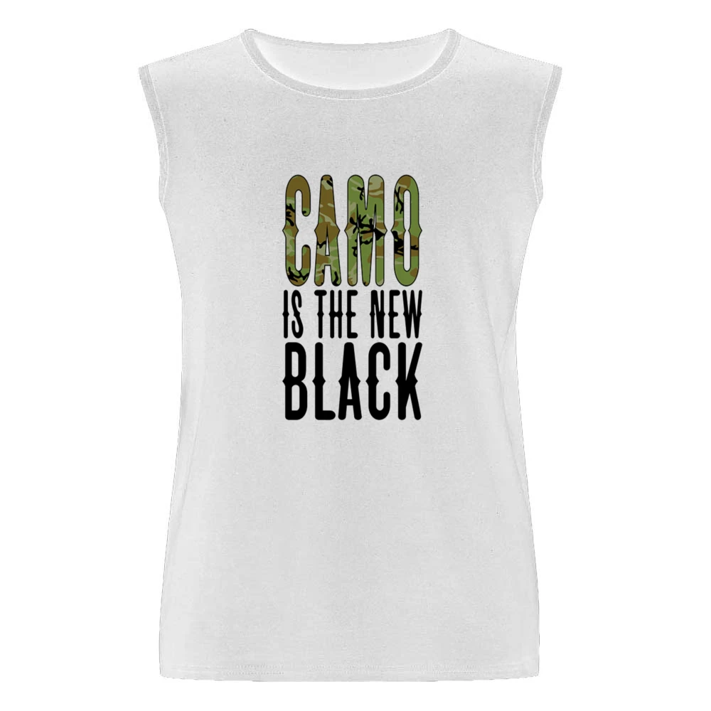 Camo is the new Black Tshirt Men Sleeveless T-Shirt