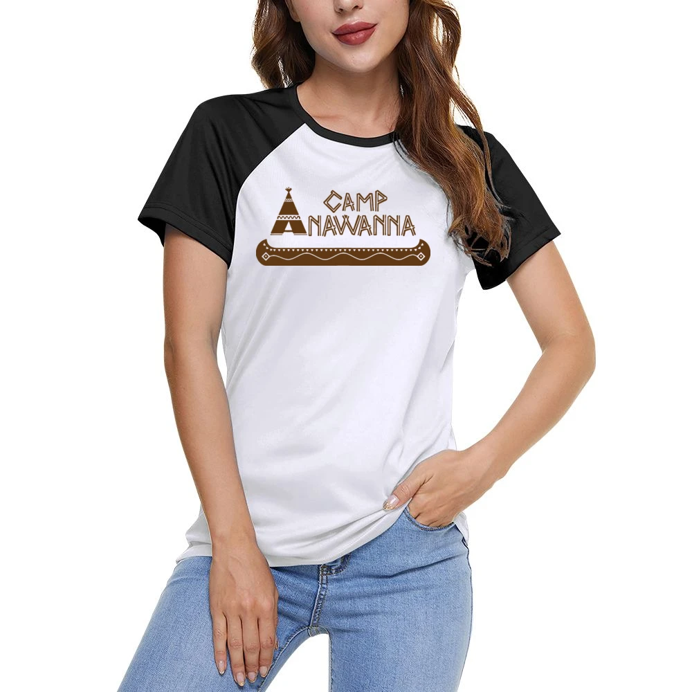 Camp Anawanna Salute Your Shorts Women Ladies Short Sleeve T-Shirt