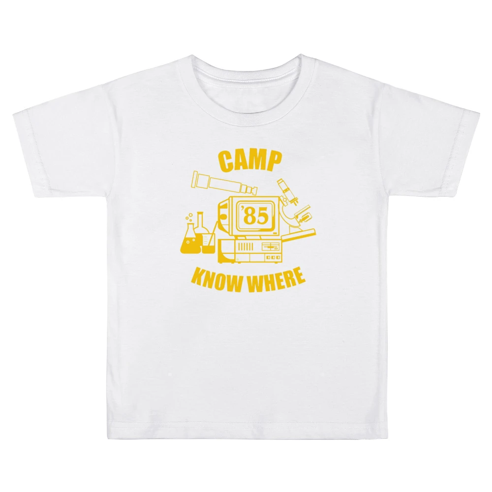 Camp Know Where Dusty Stranger Things Costume Kids Boys Girls T-Shirt