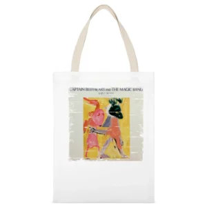 Captain Beefheart Shiny Beast Album Cover Distressed Image White Canvas Tote Shopping Bag