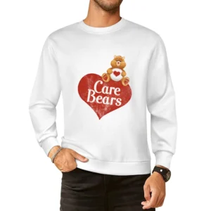 Care Bears Fun Cool Vintage Style Distressed Graphic Retro Tv Show T S European Size Pullover Sweater