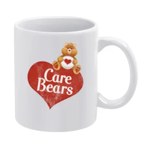 Care Bears Fun Cool Vintage Style Distressed Graphic Retro Tv Show T S White Mug