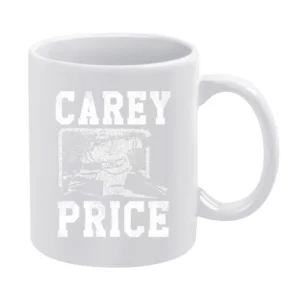Carey Price Habs Hockey Goalie Playoffs Graphic White Mug