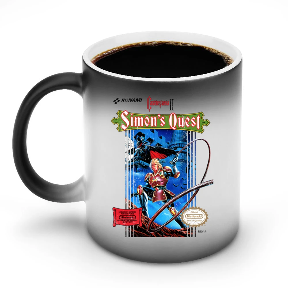 Castlevania 2 Simon's Quest Nes Nintendo Konami Old School Retro Video Discoloration Mug