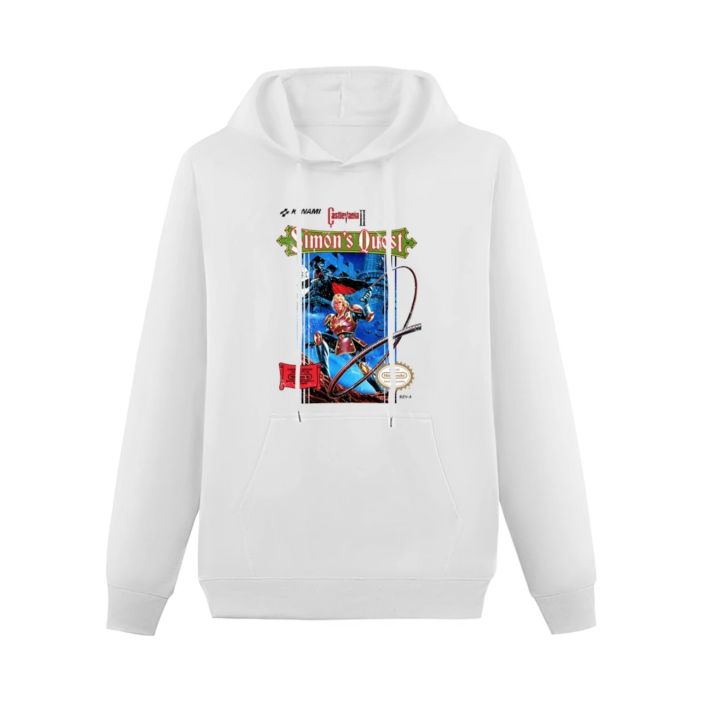 Castlevania 2 Simon's Quest Nes Nintendo Konami Old School Retro Video Men Hoodie With Pocket