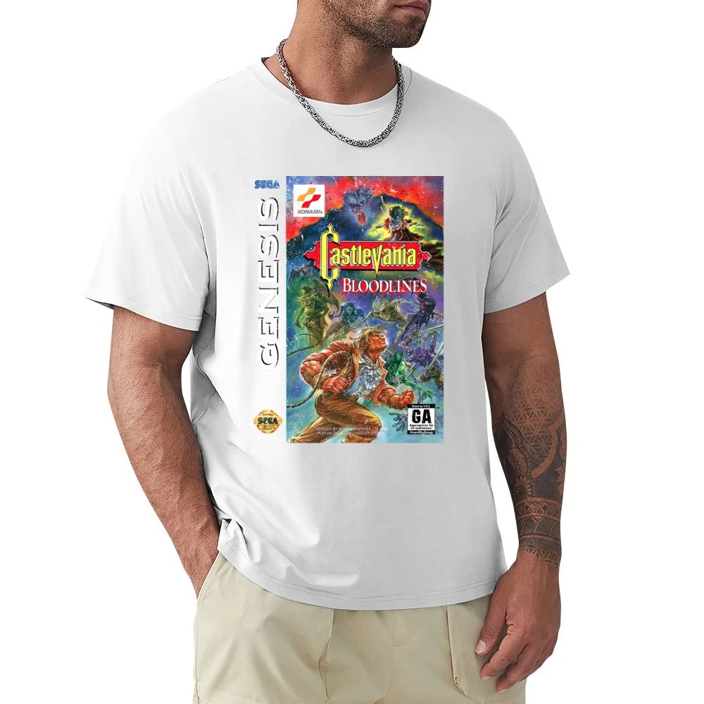 Castlevania Bloodlines Sega Genesis Old School Retro Video Game Fan Di Premium Men T-shirt