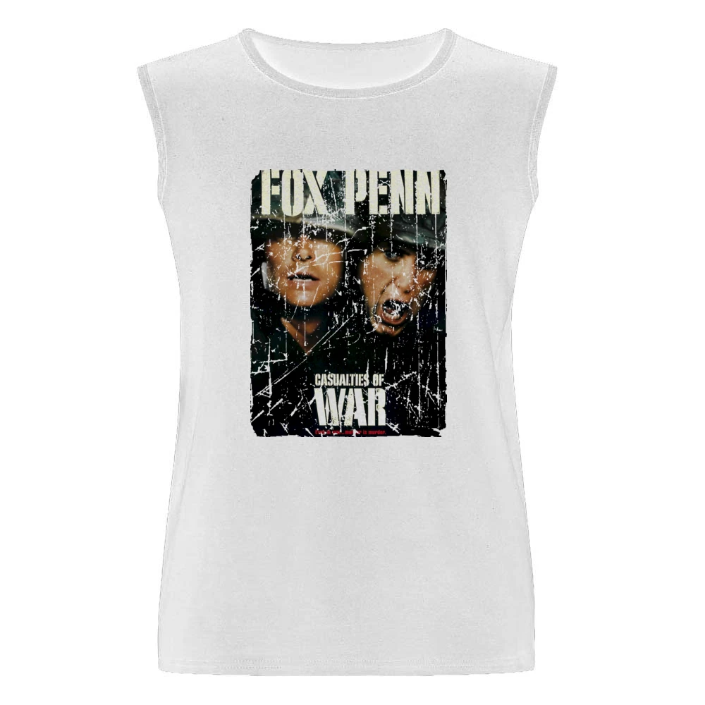 Casualties Of War Movie Poster Retro Aged Look Men Sleeveless T-Shirt