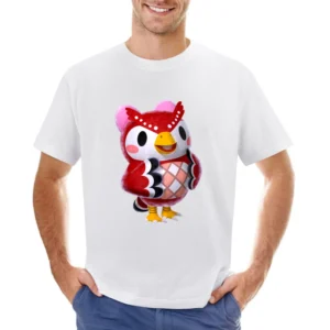Celeste From Animal Crossing Nintendo Character Video Game Asian Size Men T-Shirt