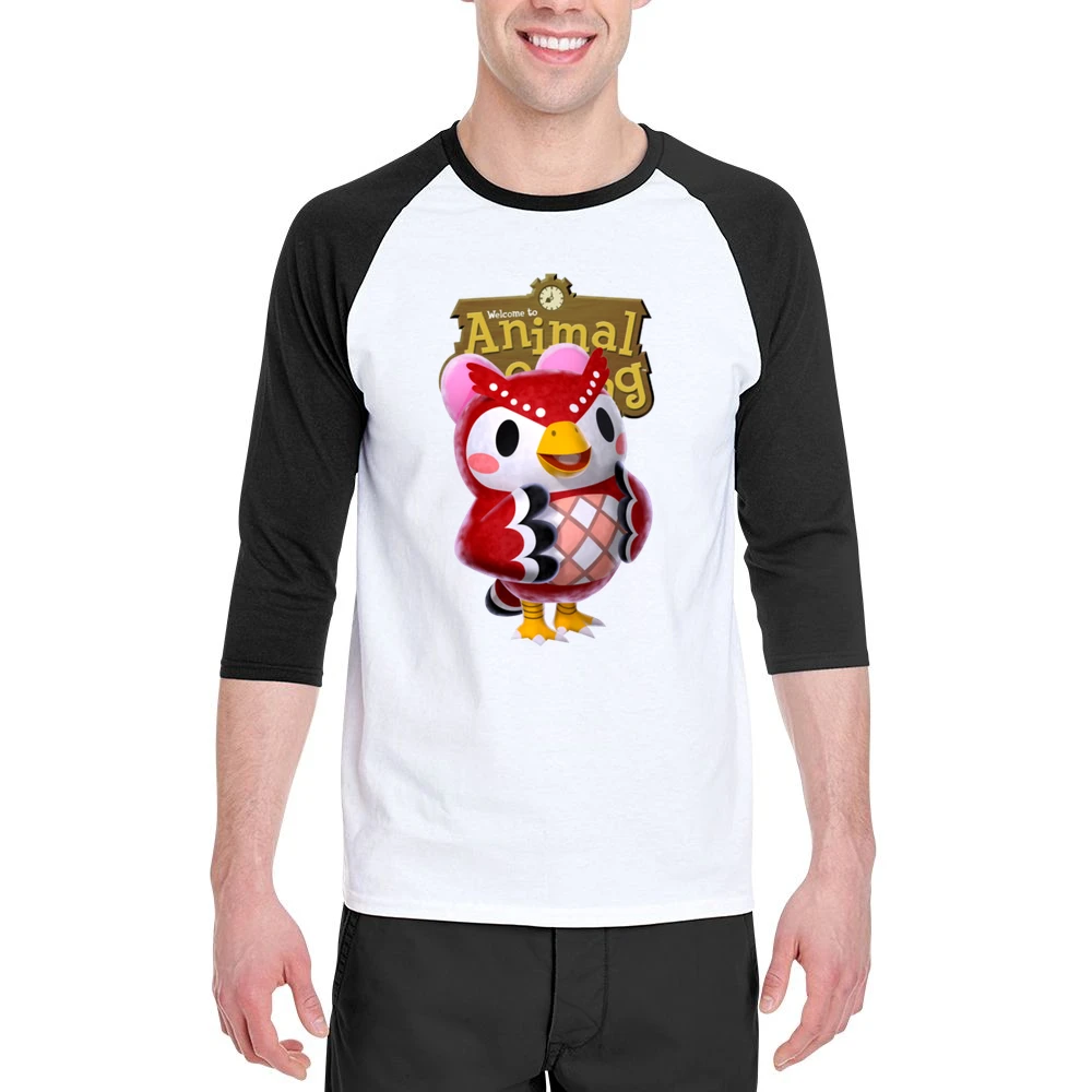 Celeste From Animal Crossing Nintendo Video Game Fan Men 3/4 Sleeve T-Shirt