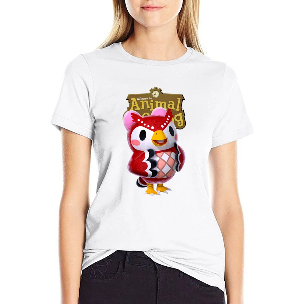 Celeste From Animal Crossing Nintendo Video Game Fan US Size Women Ladies T-shirt