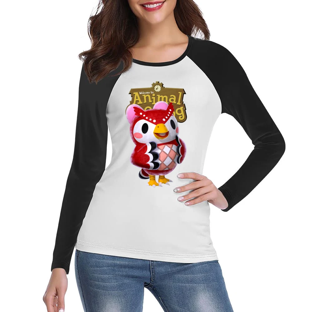 Celeste From Animal Crossing Nintendo Video Game Fan Women Ladies Long Sleeve T-Shirt