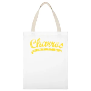 Charros Eastbound And Down White Canvas Tote Shopping Bag