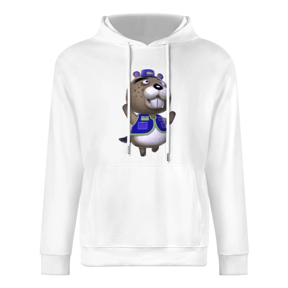 Chip From Animal Crossing Nintendo Character Video Game European Size Men Hoodie