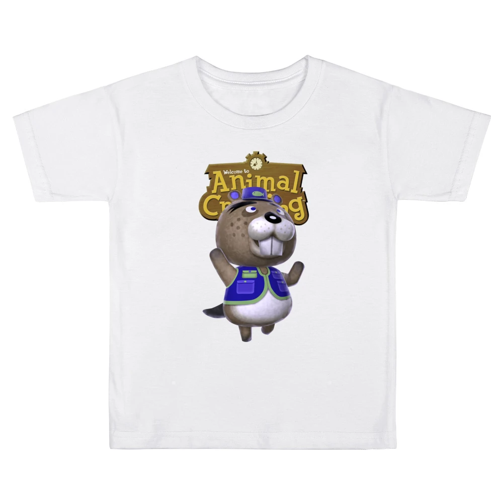 Chip From Animal Crossing Nintendo Video Game Fan Kids Boys Girls T-Shirt
