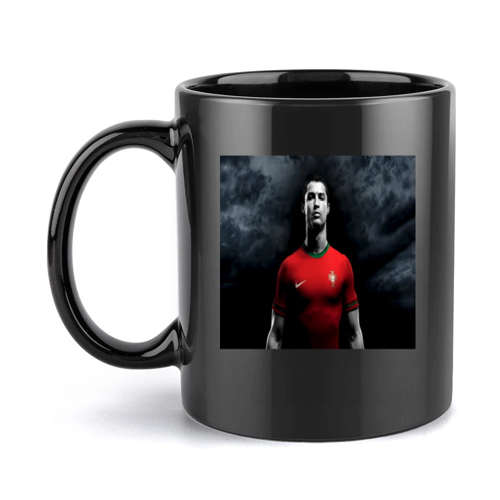 Christiano Ronaldo Portugal Tshirt (all styles and collors available) Black Mug