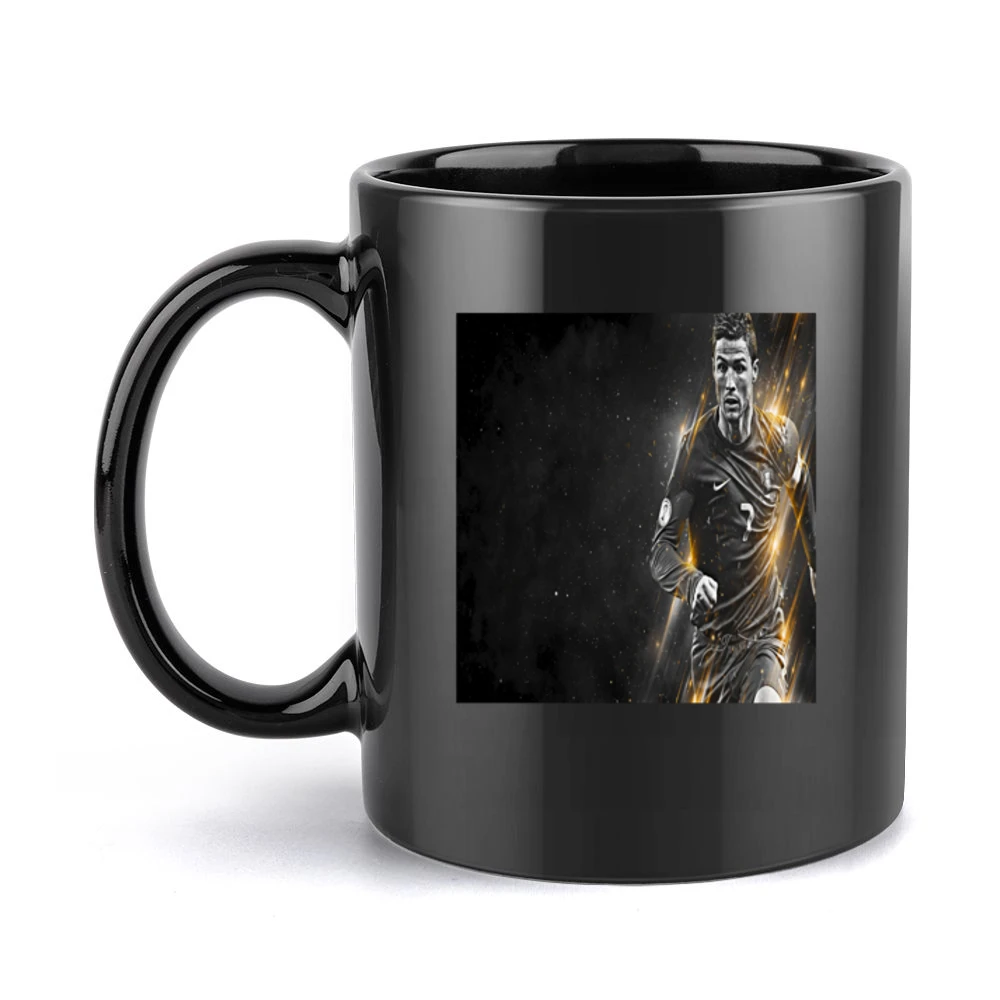 Christiano Ronaldo Portugal Tshirt (all styles and colors available) Black Mug