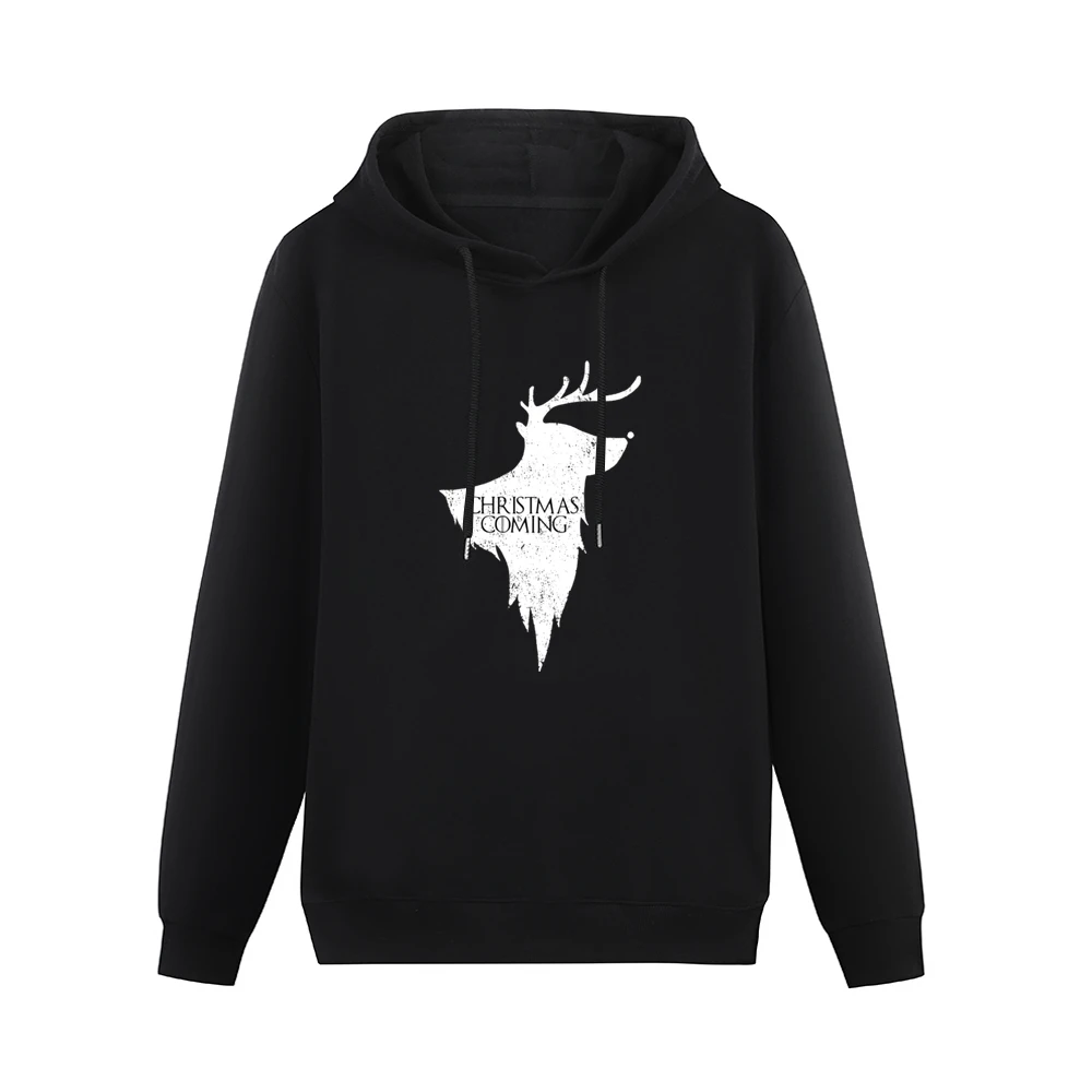Christmas Is Coming Funny Rudolph Game Of Thrones Parody Holiday Red T Men Hoodie Without Pocket