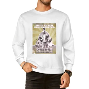 Chuck Norris Always In Control Tshirt (all Styles And Colors Available European Size Pullover Sweater